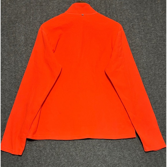 Polo ralph lauren performance Large fleece 1/2 zip pullover orange‎ read - Picture 2 of 7